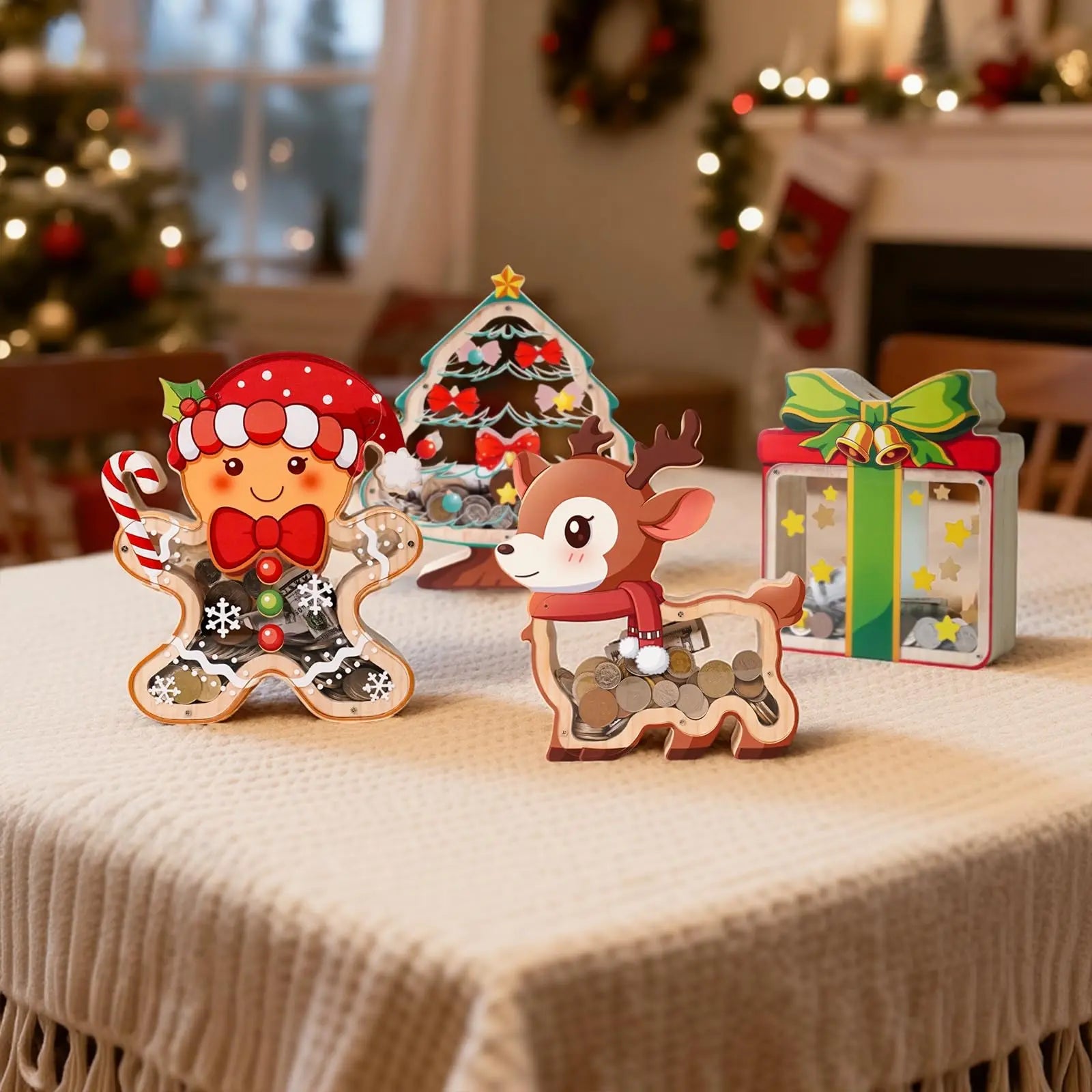 🎄Christmas Tree Piggy Bank