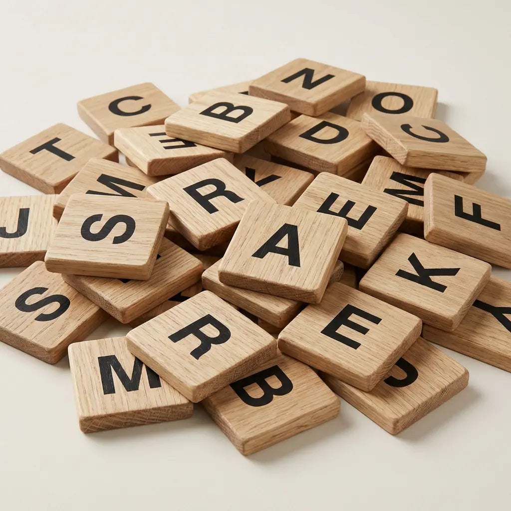 Individual Letter Tiles (A-Z) | Solid Wood Add-Ons
